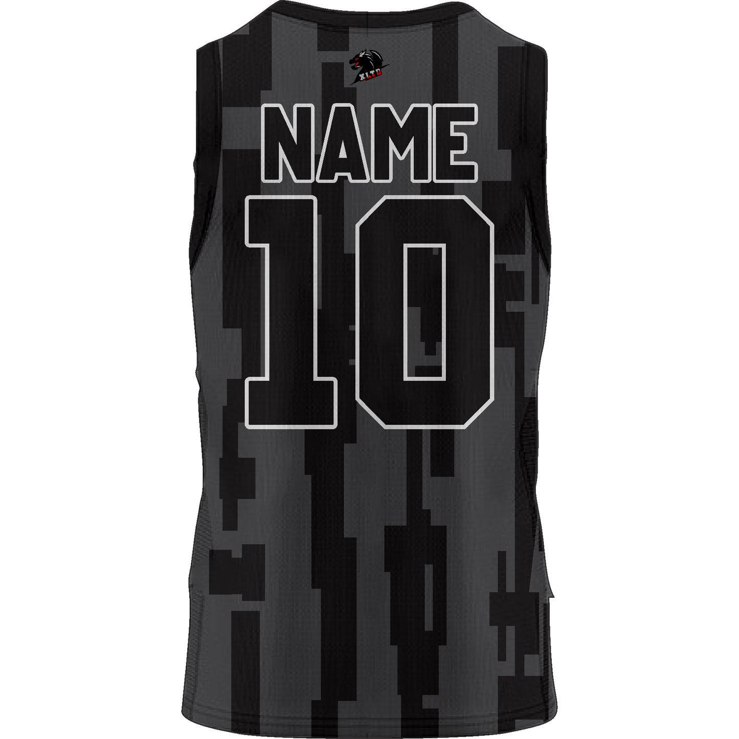 Digital Camo Stripe Basketball Jersey - XLTD Sportswear