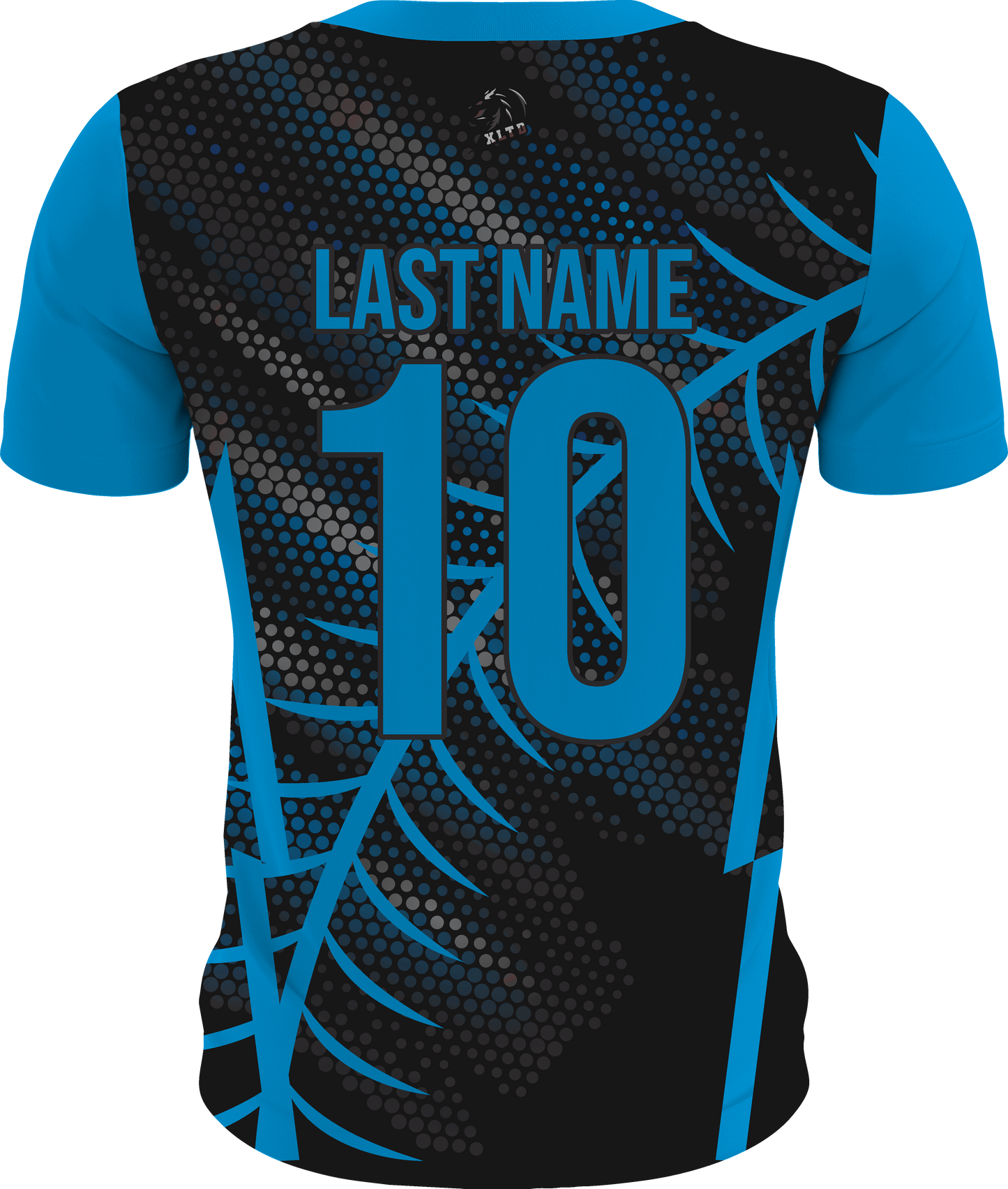 Blue Baseball Stitch Custom Shirt - XLTD Sportswear