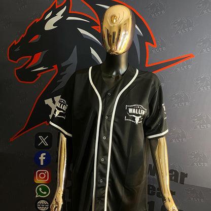 Wallen Black Baseball Jersey - XLTD Sportswear