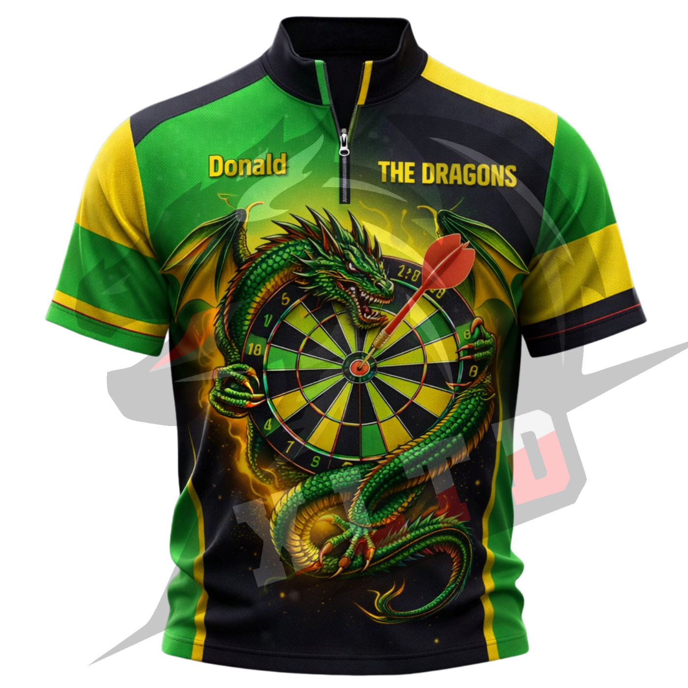 THE DRAGONS – CUSTOM FULL SUB DART SHIRT (YOUTH)