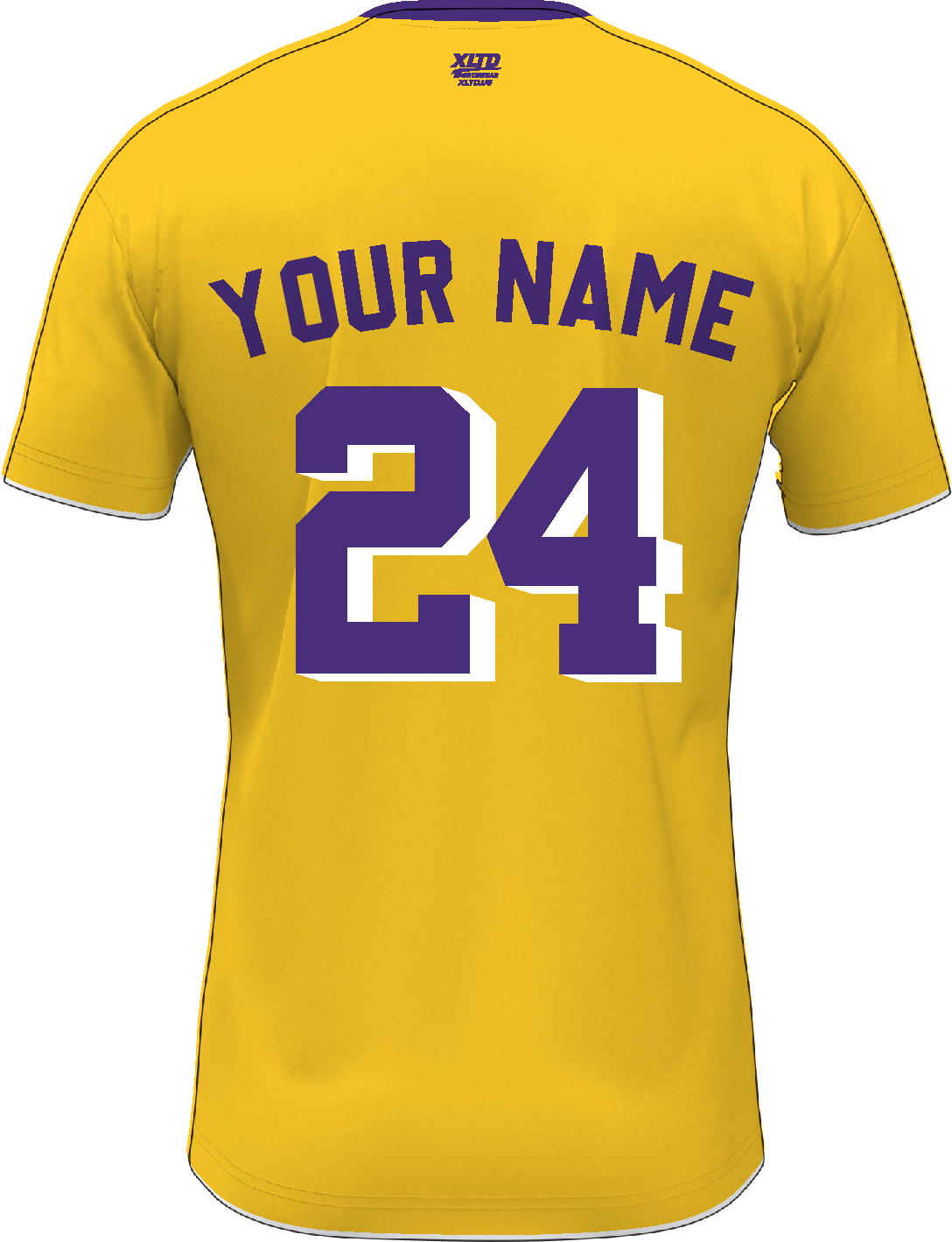 Customized Lakers Themed V-Neck Jersey