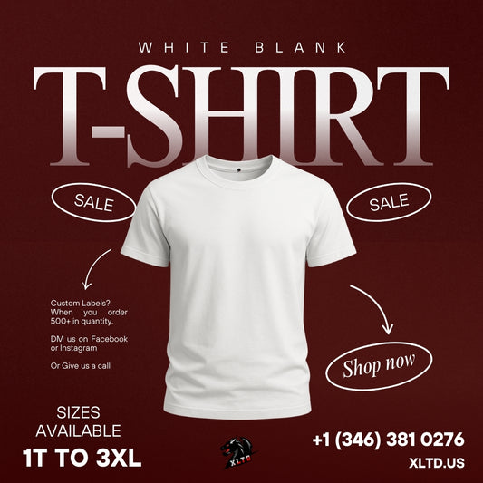 White Blanks - Limited Stock - Dri Fit - 100% Polyester - XLTD Sportswear