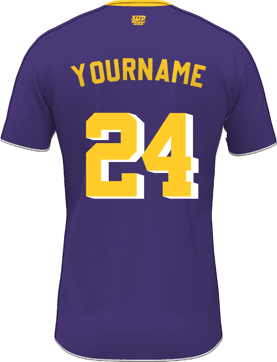 Customized Lakers Themed V-Neck Jersey