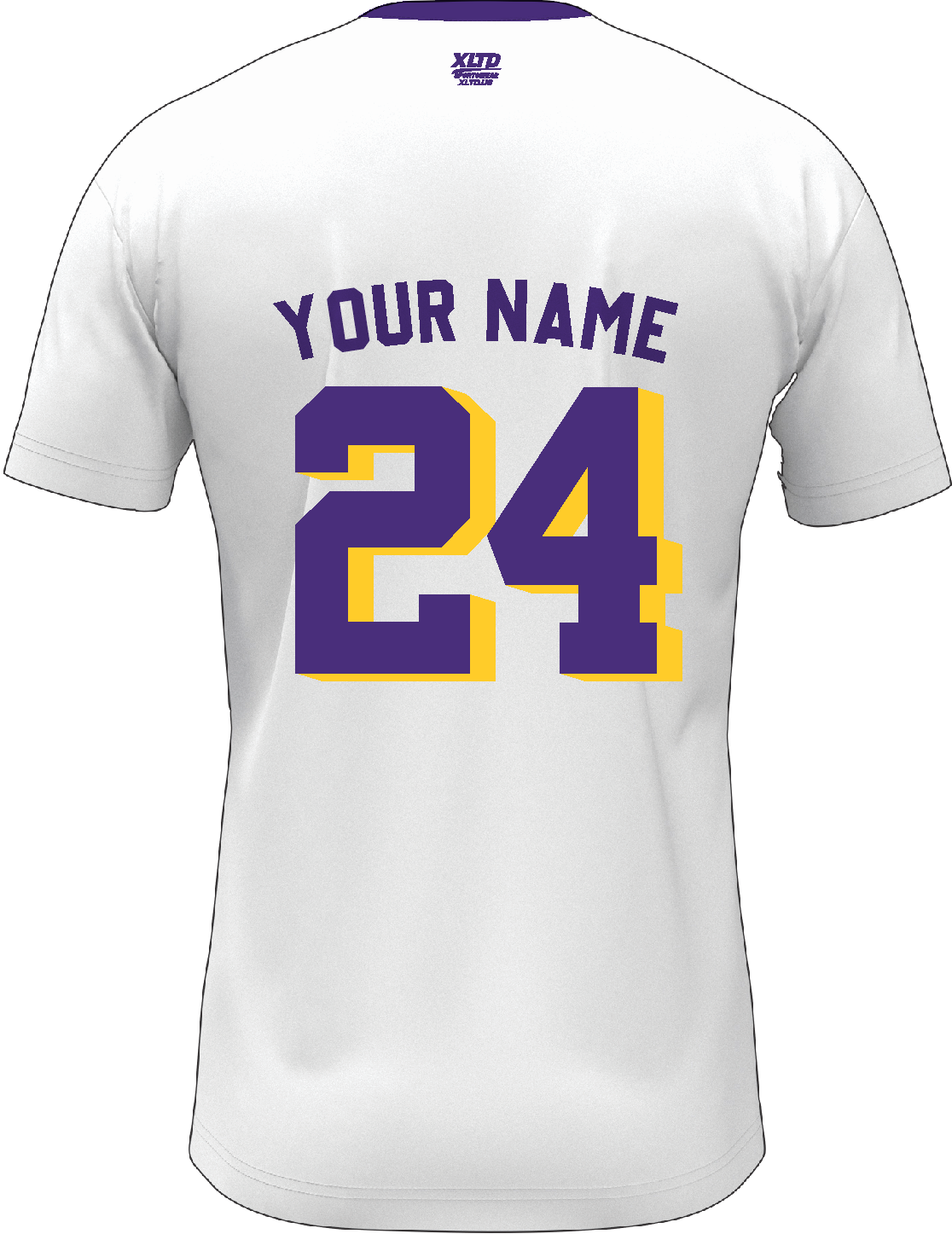 Customized Lakers Themed V-Neck Jersey