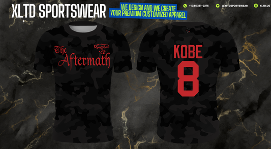 BLACK CAMO JERSEY - XLTD Sportswear